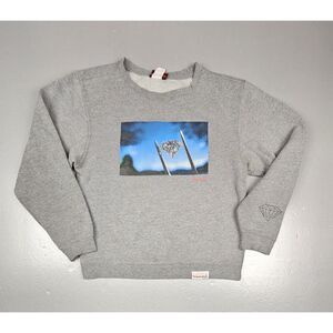 Diamond‎ Supply Co  Sweater Mens Size Medium. Grey Crewneck Longsleeve.